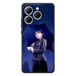 Силиконовый чехол с картинкой для RealMe 15T (Венсдей)