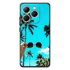 Силиконовый чехол с КАРТИНКАМИ лето для RealMe 15T (AlphaPrint) (Взгляд лето)