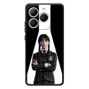 Чехлы Венсдей на RealMe 15T Уэнсдей (AlphaPrint) (W-Wednesday)