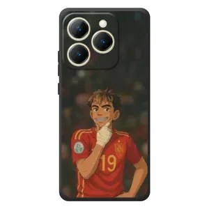 Чехол с футболистом Ламин Ямаль RealMe 15T (Ямаль аниме)