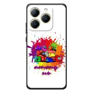 Чехол Амонг Ас для RealMe 15T (AlphaPrint) (Яркий АмонгАс)