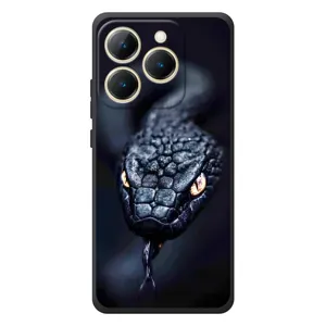 Чохол з картинкою 'Хижаки' для RealMe 15T (Чорна змія)