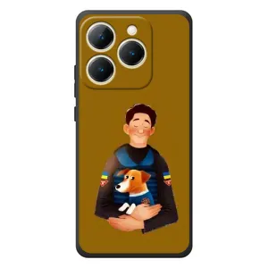 Чехлы с картинкой собаки Патрон для RealMe 15T (AlphaPrint) (ЗСУ Патрон)