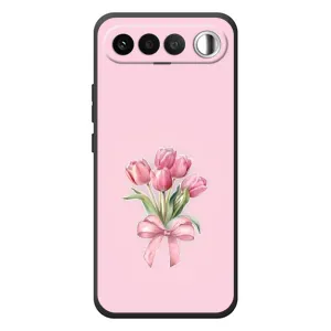 Чохол з розовим принтом для RealMe 16 5G (Букет квітів)