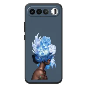 Чехлы (ART) Цветы на RealMe 16 5G (VPrint) (Квіти на голові)