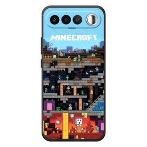 Чохол Майнкрафт на RealMe 16 5G (AlphaPrint) Minecraft (фон Minecraft)