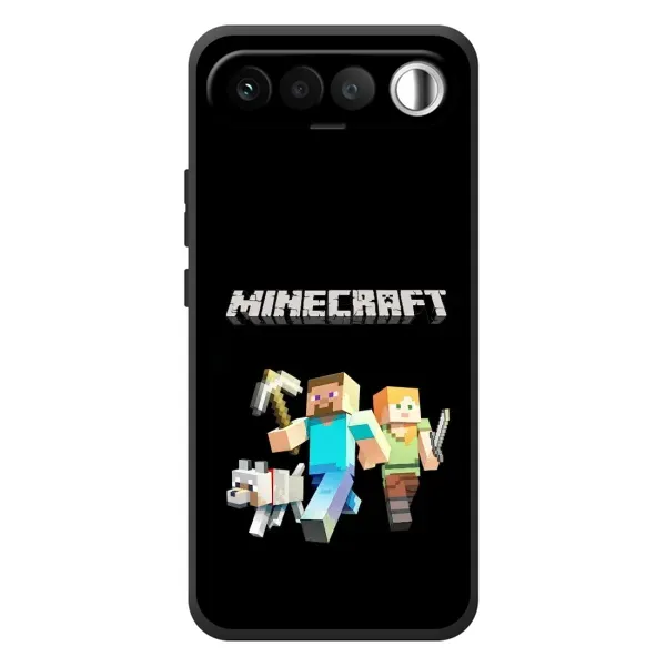 Чохол з принтом «герої Minecraft» для RealMe 16 5G