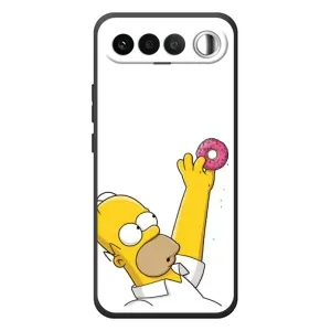 Чjхол з Сімпсонами для RealMe 16 5G (VPrint) (Гомер з пончиком)