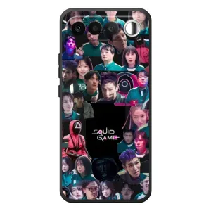 Чехол Гра в кальмара для RealMe 16 5G (Коллаж Игра кальмара)