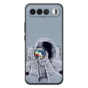 Чохол з принтом «Космонавт фото» для RealMe 16 5G