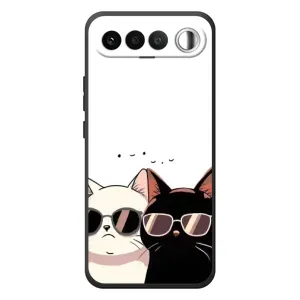 Чехол с рисунком кот на RealMe 16 5G (Коты в очках)