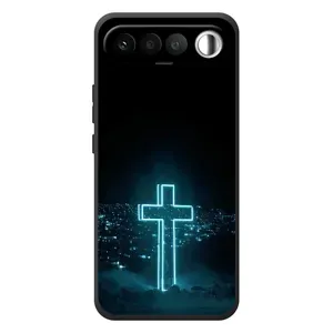 Християнські Чохли для RealMe 16 5G (AlphaPrint) (Хрест і місто)