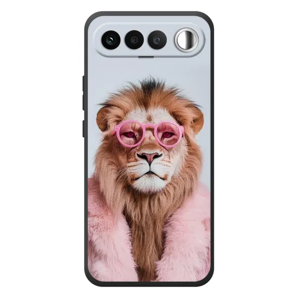 Чехол с принтом «Лев в очках» для RealMe 16 5G