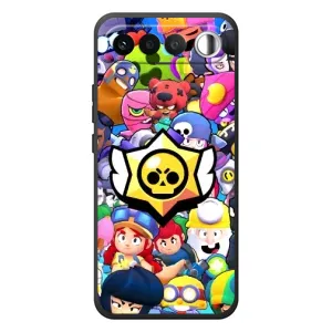 Чехол для RealMe 16 5G Бравл Старс (VPrint) (Лого Brawl Stars)