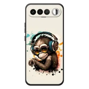 Чохол з принтом «Макака в навушниках» для RealMe 16 5G