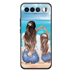 Чохол з друком для RealMe 16 5G - (Мама з дитинкою) (AlphaPrint) (Мама з донькою)