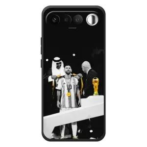 Чохли для RealMe 16 5G (Leo чемпіон) (AlphaPrint) (Мессі коронований)