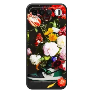 Бренднові Чохли для RealMe 16 5G - (PREMIUMPrint) (Nike цветы)