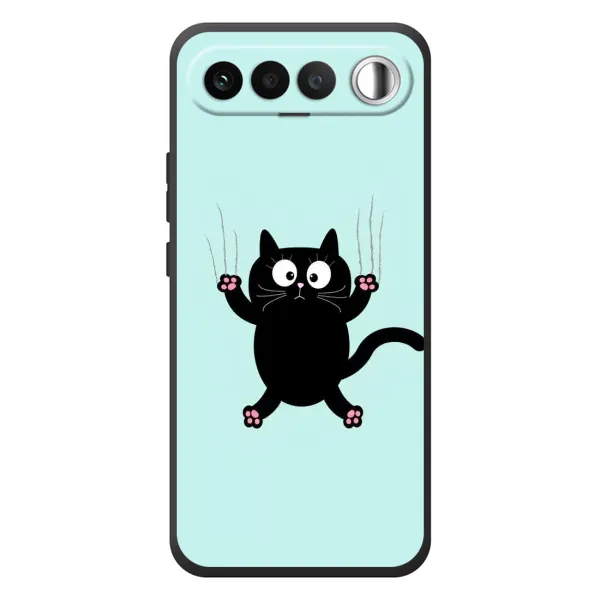 Чехол с принтом «Падающий кот» для RealMe 16 5G