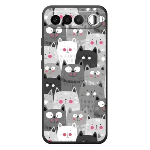 Чехлы с Котиками для RealMe 16 5G (VPrint) (Рисованные котики)