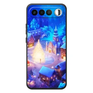 Чохол з принтом «Різдвяне місто» для RealMe 16 5G