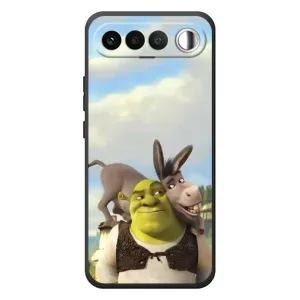 Чехол с мультфильмом Шрек на RealMe 16 5G (Шрек и Осел)