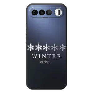 Зимні Чохли для РеалМе 16 5Г - прозорий фон (Winter loading)