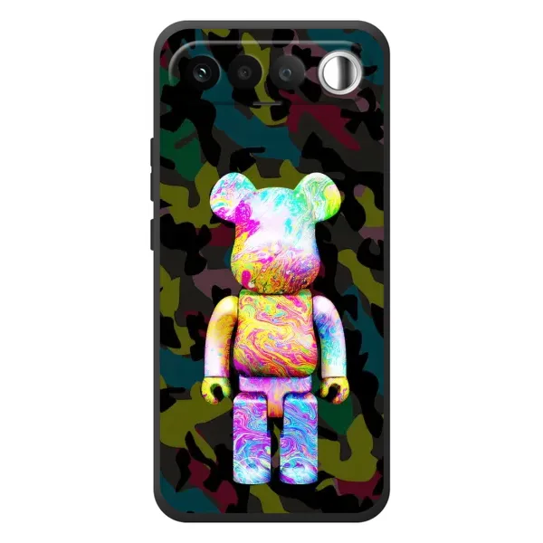Чохол з принтом «Яскравий Bearbrick» для RealMe 16 5G
