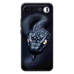 Чехол с картинкой «Хищники» для RealMe 16 5G (Черная змея)