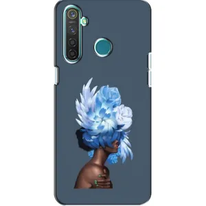 Чехлы (ART) Цветы на Realme 5 Pro (VPrint) (Квіти на голові)