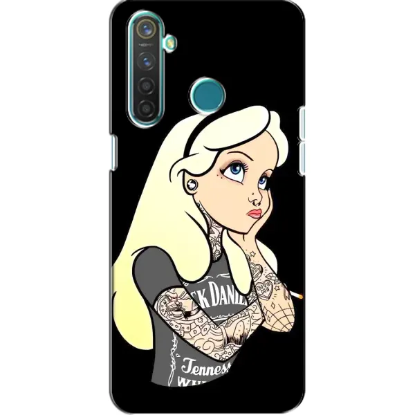Чохол з принтом «Дівчина в тату» для Realme 5 Pro