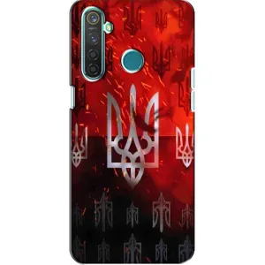 Украинские Чехлы для Realme 5 Pro с картинкой УПА (AlphaPrint) (ГЕРБ УПА)