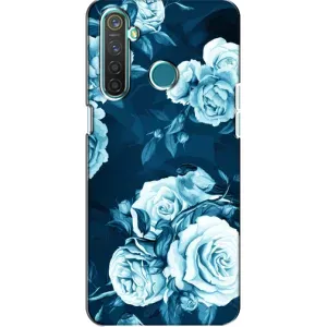 Чехлы (ART) Цветы на Realme 5 Pro (VPrint) (Блактині бутони)