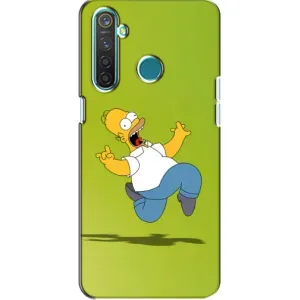 Чехол с Симпсонами для Realme 5 Pro (VPrint) (Гомер Симпсон)