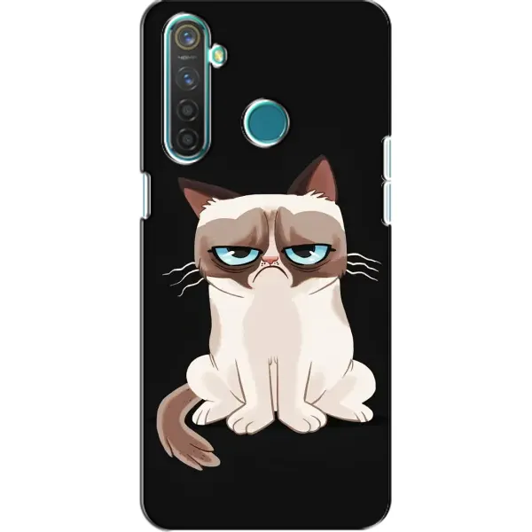 Чехол с принтом «Грустный кот» для Realme 5 Pro
