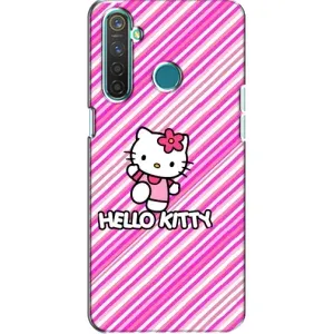 Чехол для Ребёнка на Реалми 5 Про (VPrint) (Hello Kytty)
