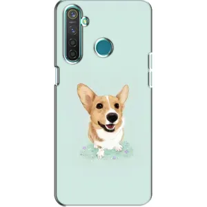 Чехлы с собаками для Realme 5 Pro (VPrint) (Корги)