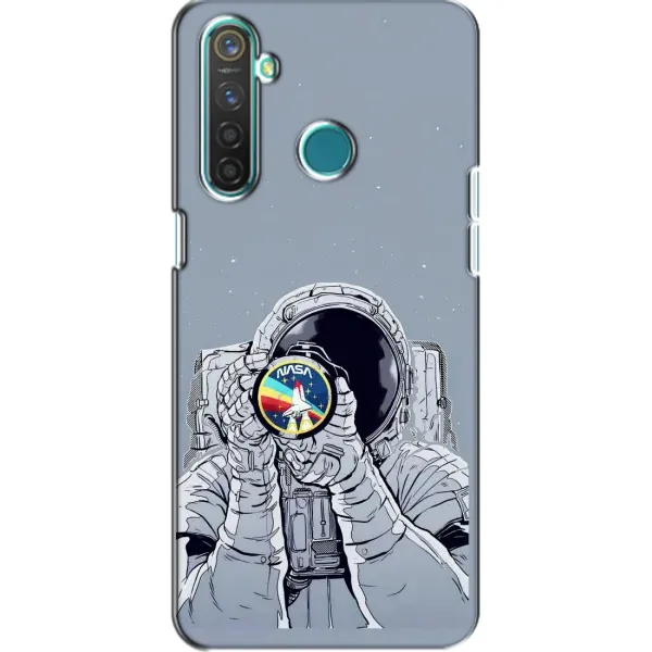 Чехол с принтом «Космонавт фото» для Realme 5 Pro