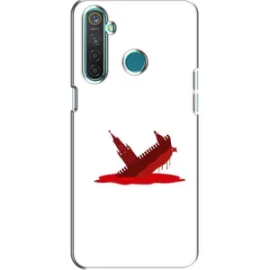Чехол с принтом (Русский корабль...) для Реалми 5 Про (AlphaPrint) (Кремлевский Корабль)