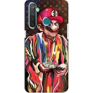 Бренднові Чохли для Realme 5 Pro - (PREMIUMPrint) (Mario LV)