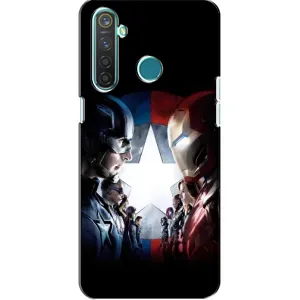 Чехлы с героями Марвел Realme 5 Pro (VPrint) (Марвел стайл)