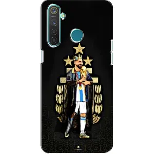 Чохли для Realme 5 Pro (Leo чемпіон) (AlphaPrint) (Мессі Король)