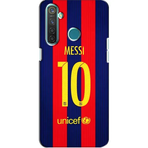 Чохол з принтом «Messi Barca 10» для Realme 5 Pro
