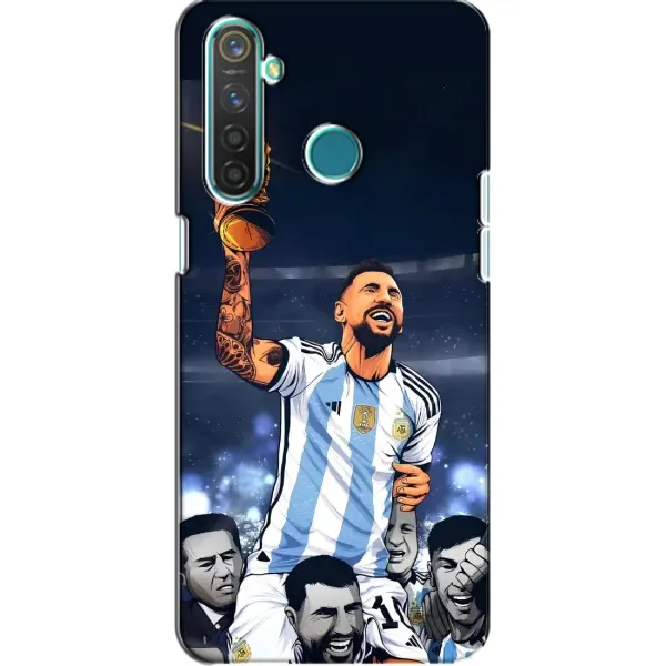 Чехол с принтом «Месси с кубком» для Realme 5 Pro Чехол с принтом «Месси с кубком» для Realme 5 Pro