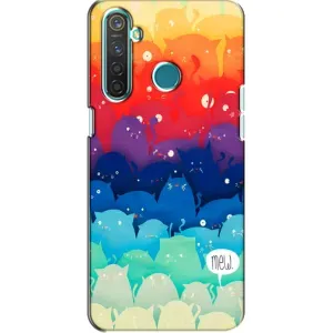 Чохол на RealMe 5 Pro з Котиками (VPrint) (Mew)