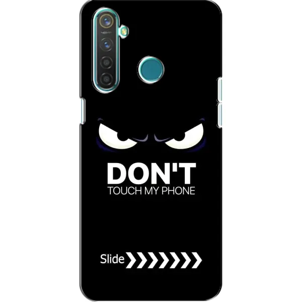 Чохол з принтом «Не чипай телефон» для Realme 5 Pro