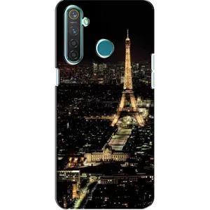 Чохол Ейфелева Вежа Realme 5 Pro - (AlphaPrint) (Нічний Париж)