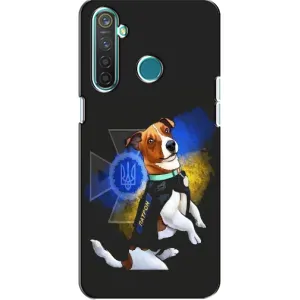 Чехлы с картинкой собаки Патрон для Realme 5 Pro (AlphaPrint) (Патрон собачка)