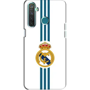 ФК Реал Мадрид чохли для Realme 5 Pro (AlphaPrint) (Реал Мадрид на білому)