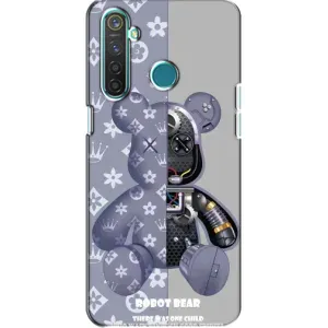 Крутые Чехлы Луи Виттон для Realme 5 Pro (AlphaPrint) (Робот Мишка)